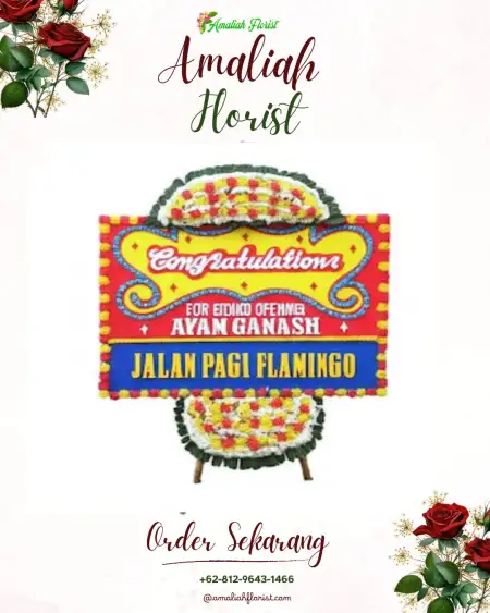Sewa Papan Bunga Bello